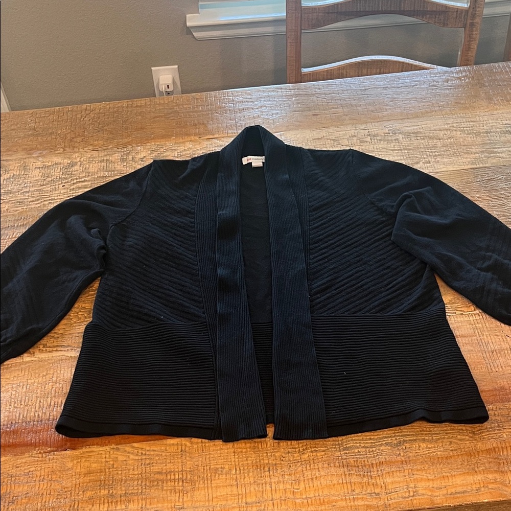 Liz Claiborne Elegant Black Women's Cardigan